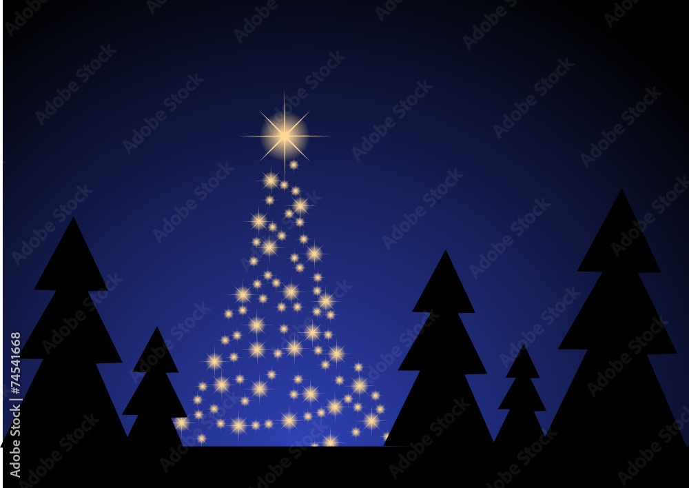 Obraz premium Weihnachtskarte