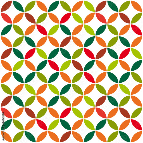 Vintage Seamless Circles Pattern