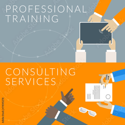 Concept for professional training and consulting services