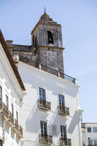 Christian church with a bell tower located in Aracena
