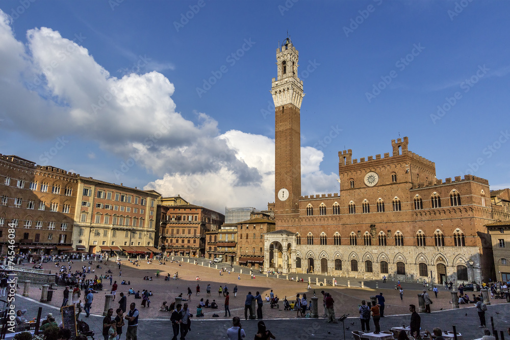 Fototapeta premium Siena Piazza del Campo