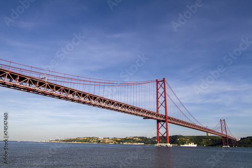  portuguese bridge over the tagus river
