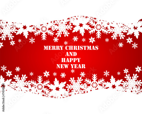 Christmas red background