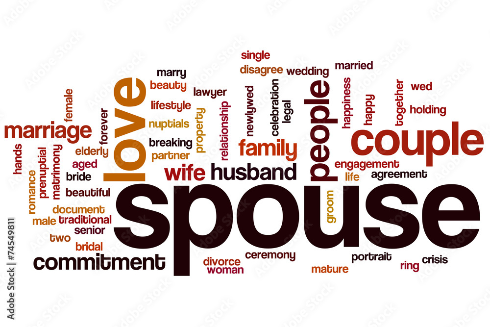 Spouse word cloud Spouse word cloud