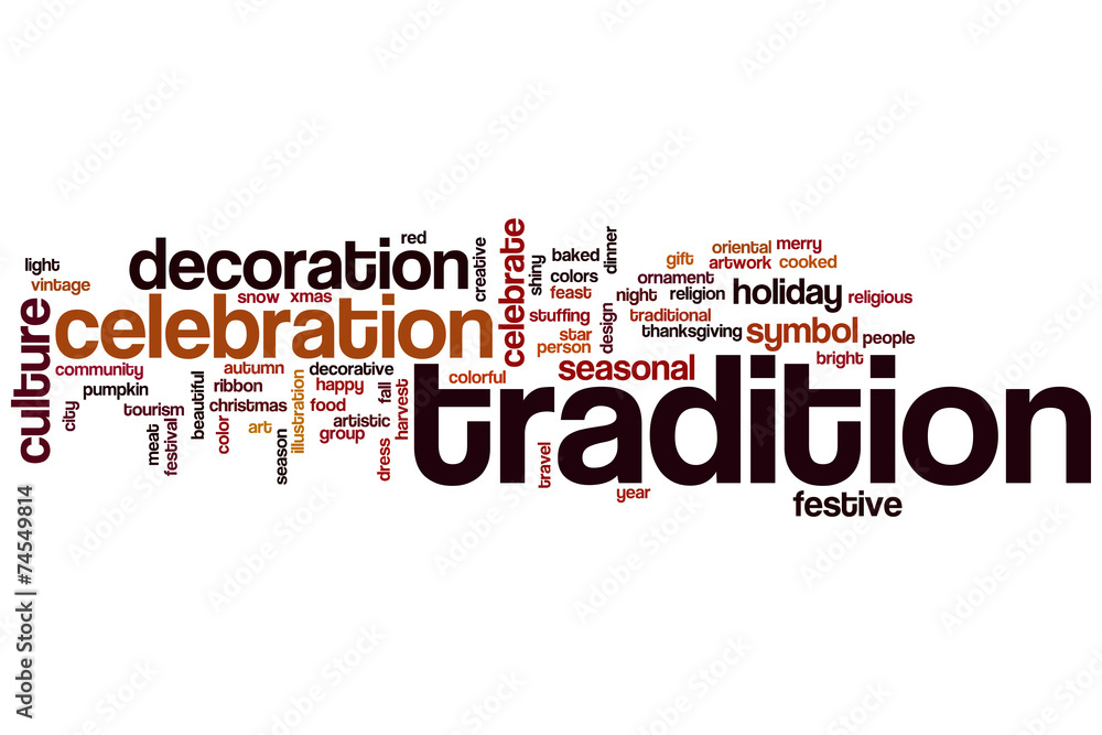 Tradition word cloud Tradition word cloud
