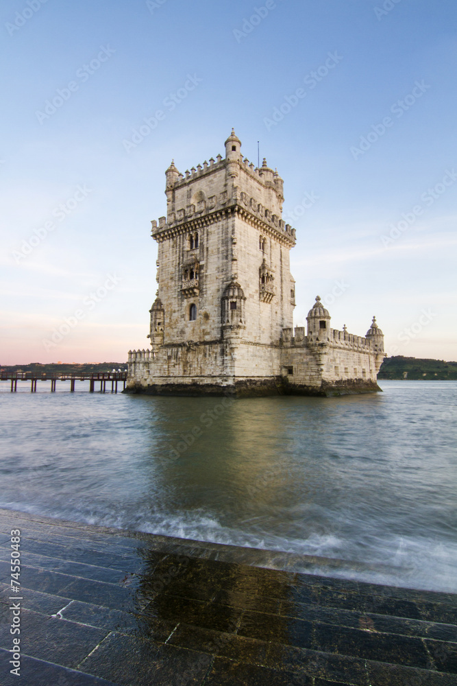 Tower of Belem, located in Lisbon, Portugal.