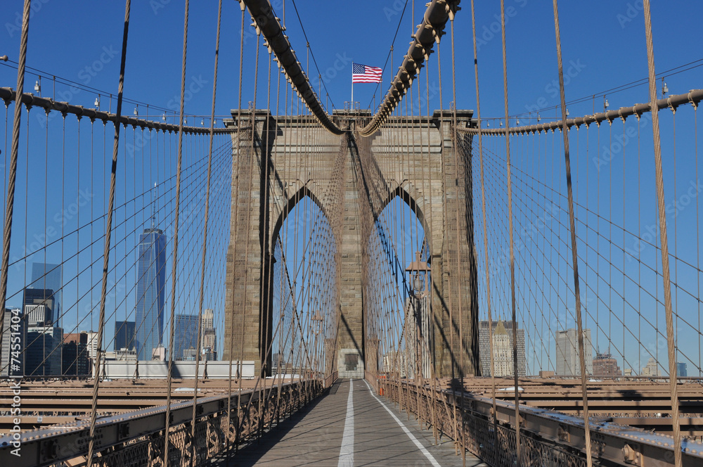 Fototapeta premium Brooklyn Bridge w Nowym Jorku