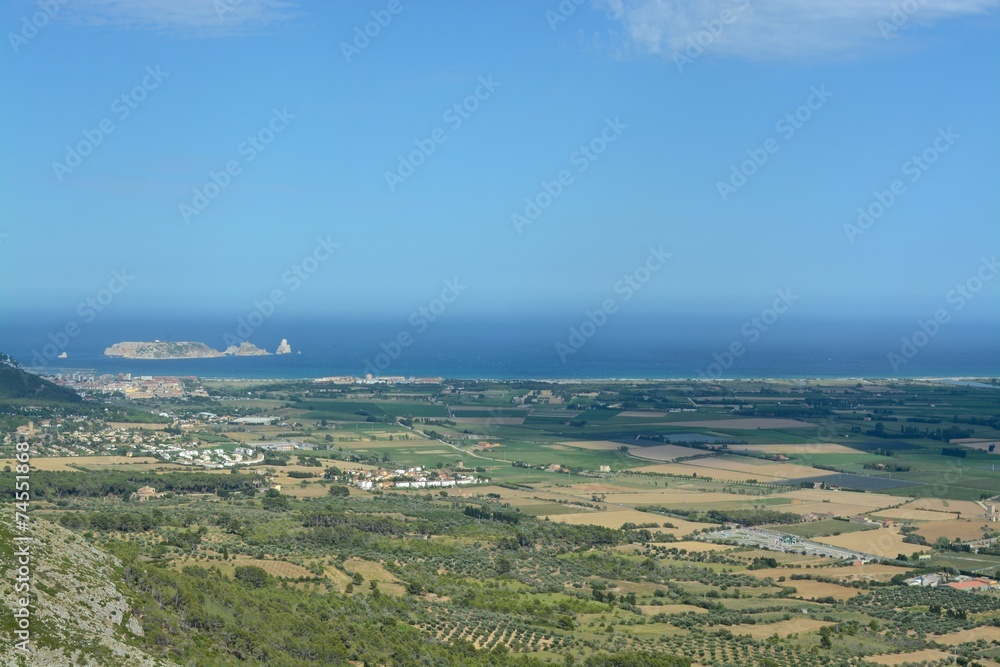 View from Montgri castle