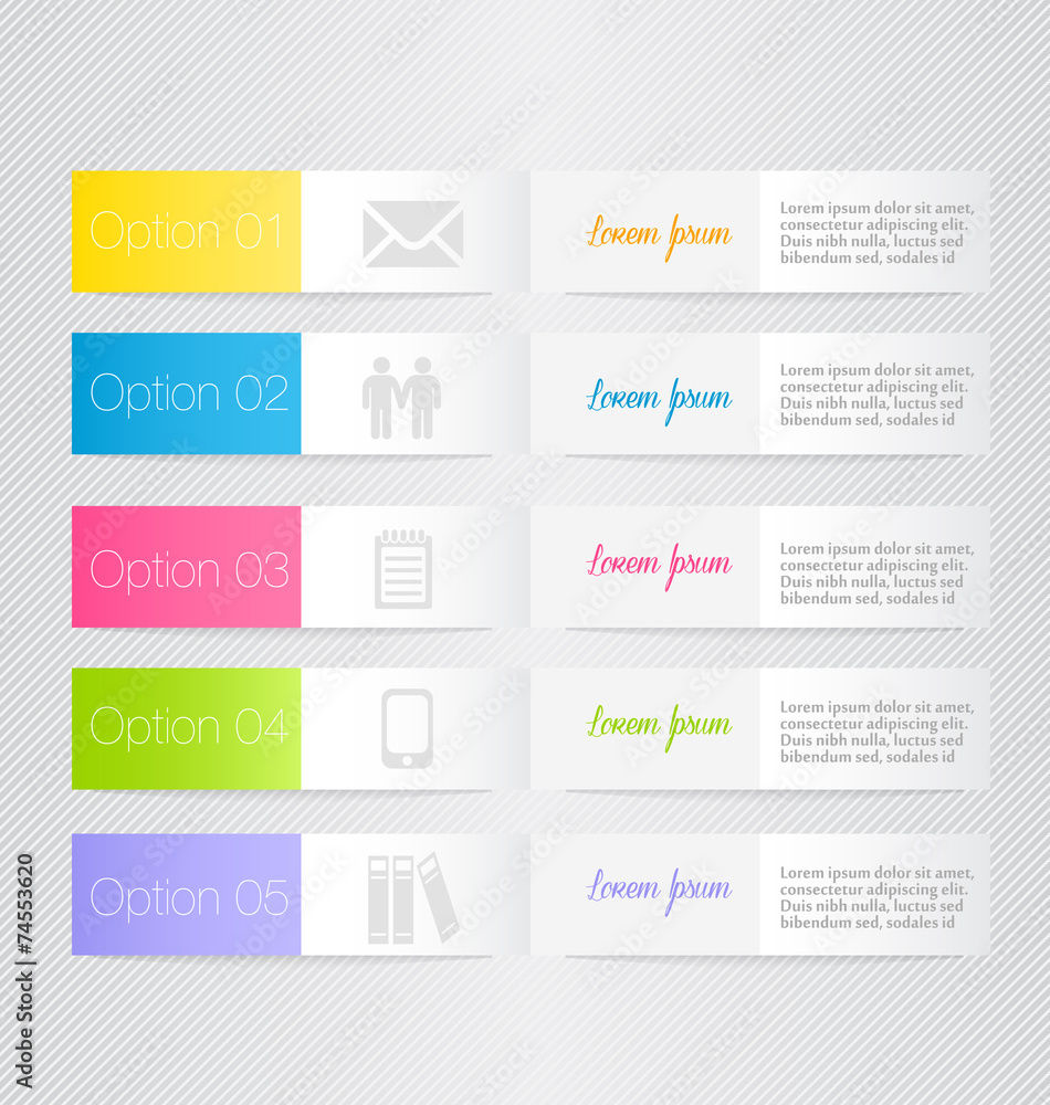 Naklejka premium Modern inforgraphic template for websites, banners, business