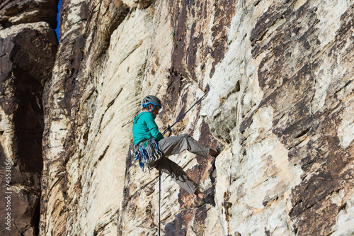 rock climbing