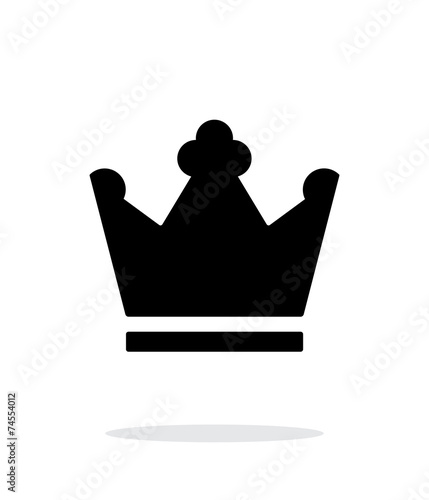 Crown King icon on white background.