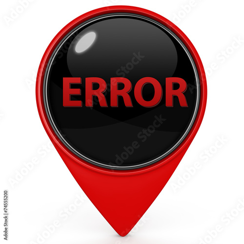 Free Download error pointer icon on white background - GFXLoad