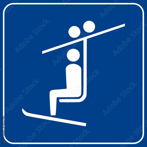 CARTELLO SEGNALE FUNIVIA