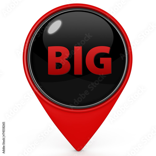 Free Download Big pointer icon on white background - GFXLoad