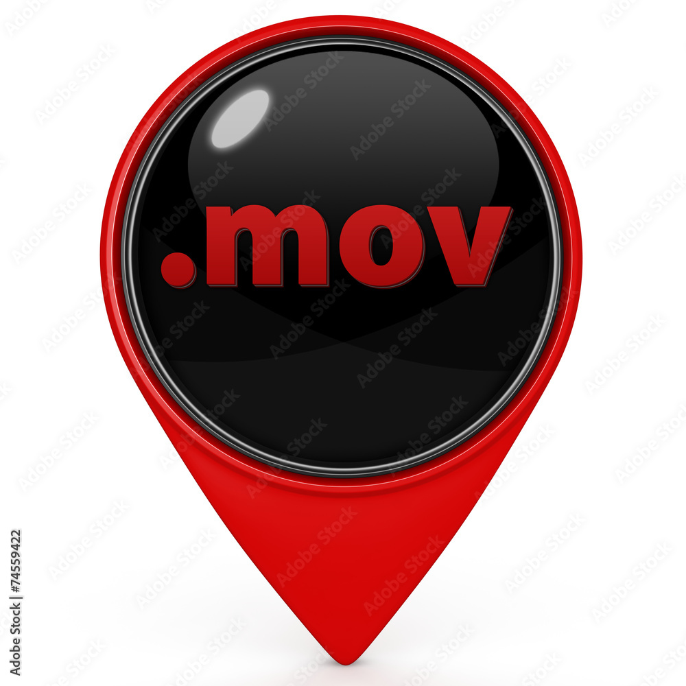 .mov pointer icon on white background .mov pointer icon on white background