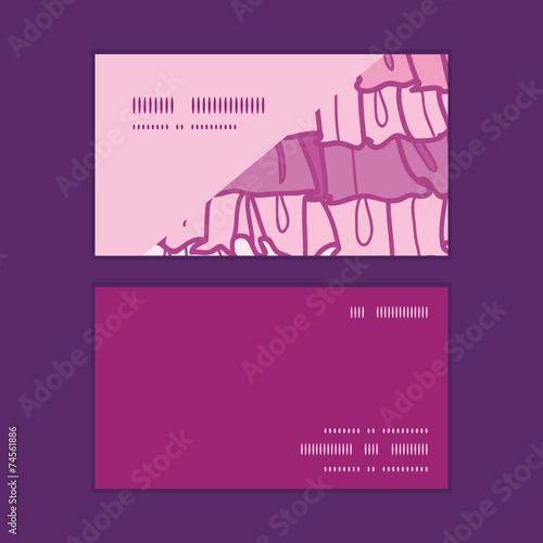 Vector pink ruffle fabric stripes horizontal corner frame