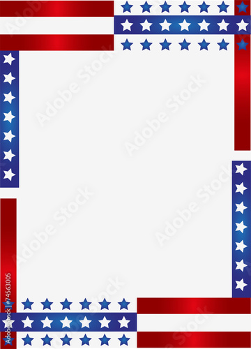 Patriotic frame background
