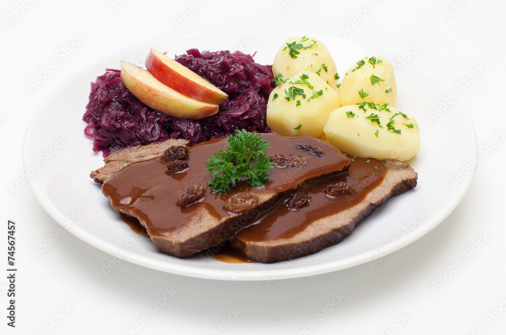 Fotografie Rheinischer Sauerbraten
