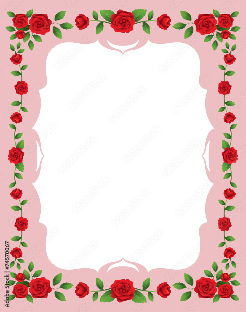 Roses Frame, Border