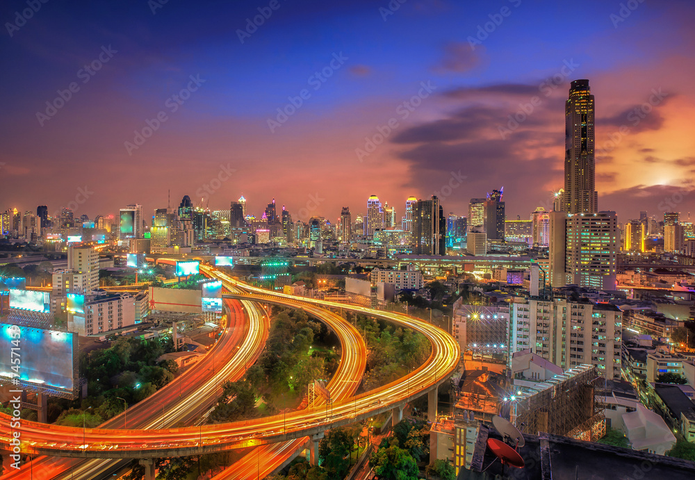 Fototapeta premium Bangkok city