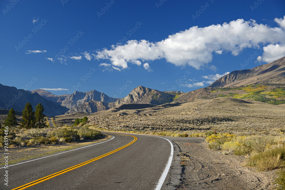 Fototapeta premium eastern sierra mountain
