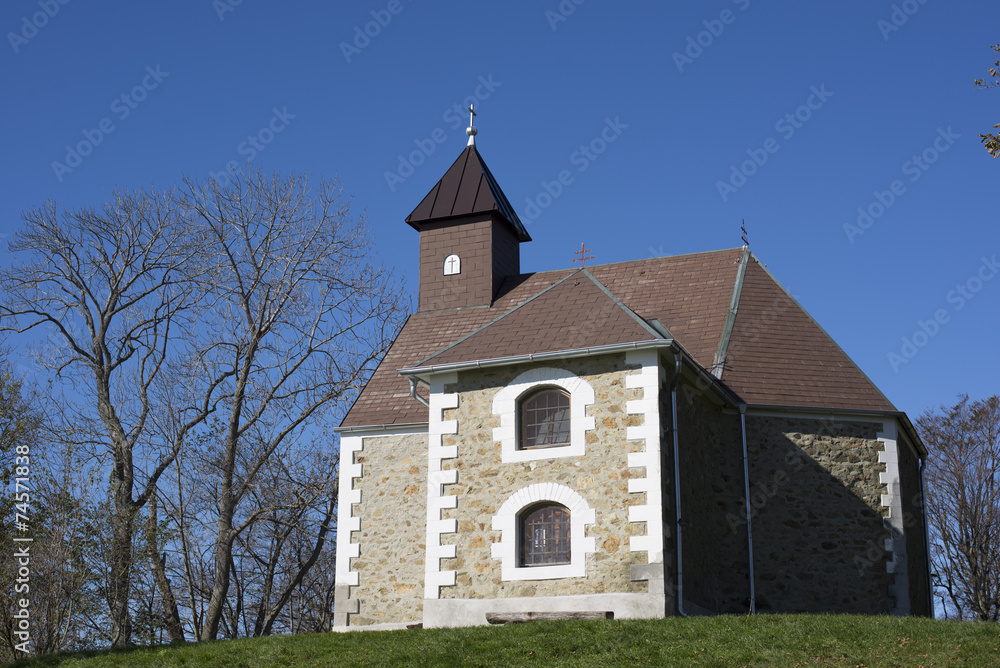 Fototapeta premium beautiful chapel on medvednica