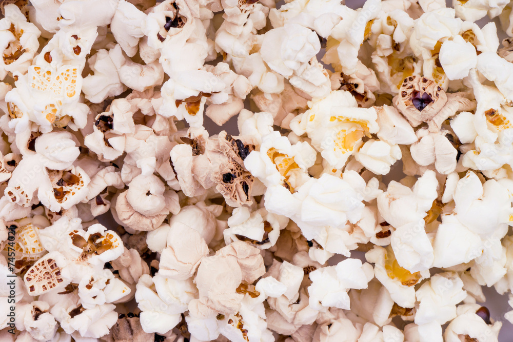 Background of popcorn Background of popcorn
