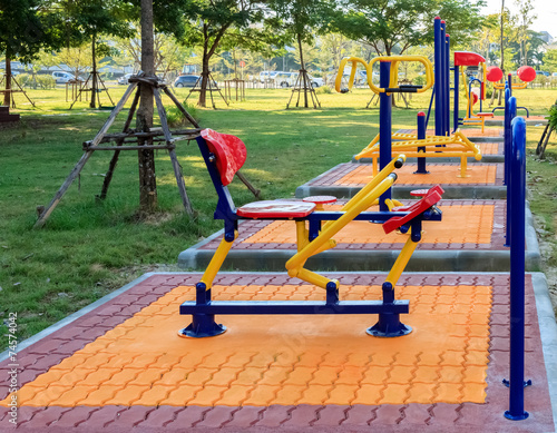 Exercise Equipment in public park