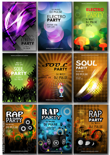 Music Poster Template - Vector Illustration