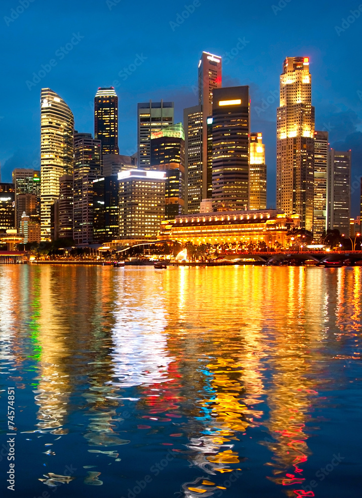 Obraz premium Singapore business centre