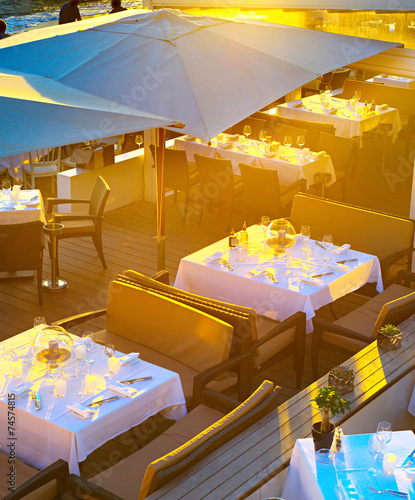 Beach restaurant, Cannes