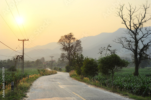 Road in Thailand