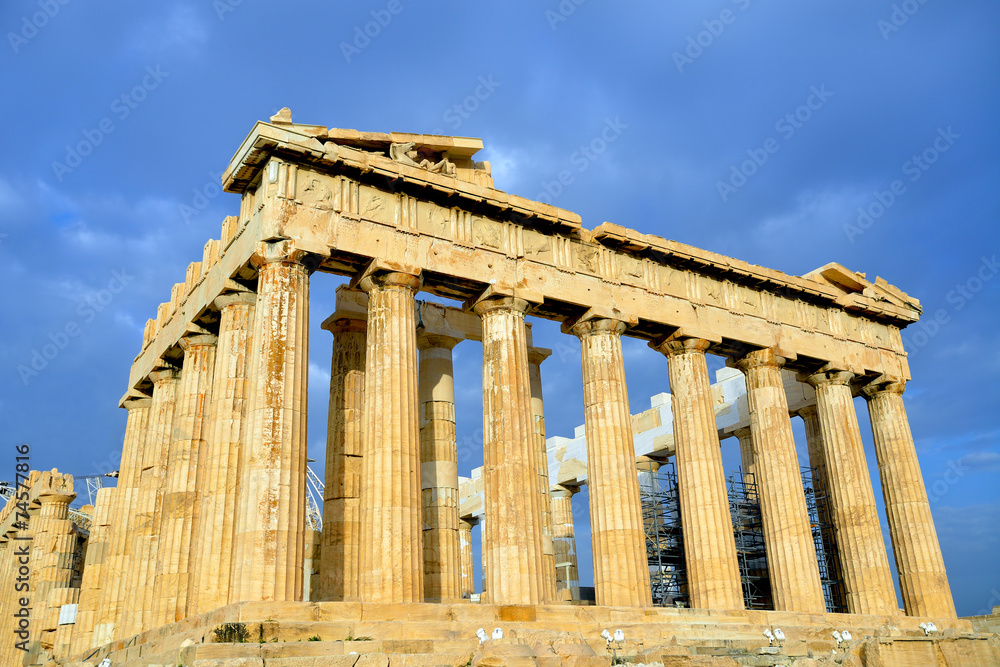 Obraz premium Parthenon on the Acropolis in Athens