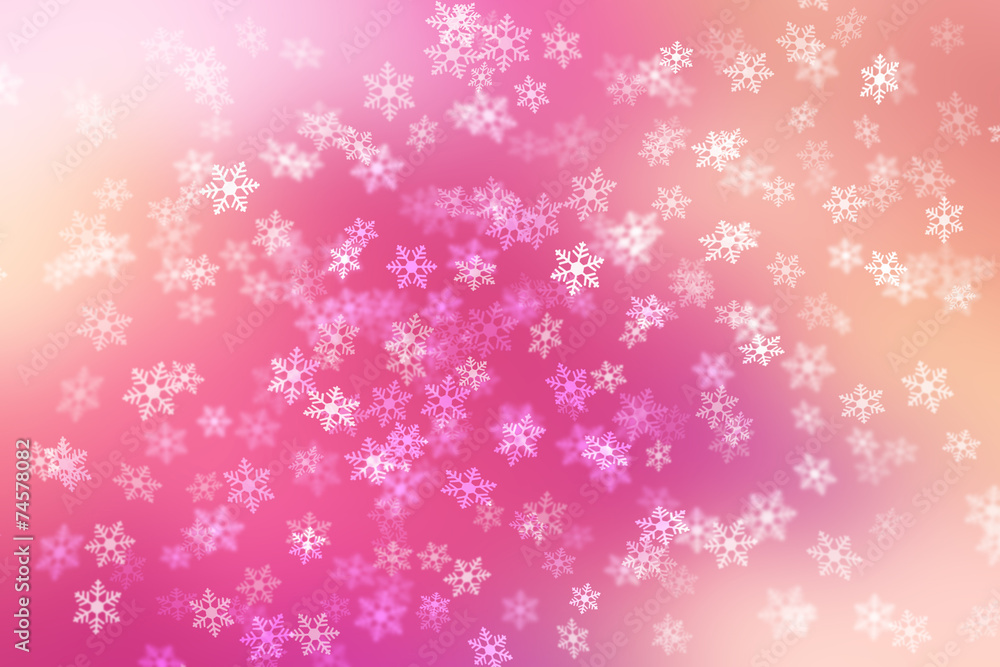 Colorful abstract background with snow flakes falling. Colorful abstract background with snow flakes falling.