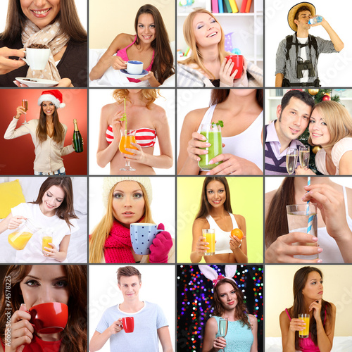 Collage of people with diff...