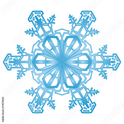 Schneeflocke, Schnee, Symbol, Icon, Schneekristall, Kristall, 2D