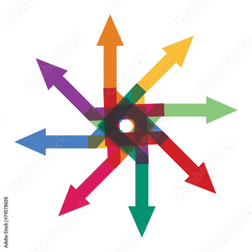 Abstract  arrows sign