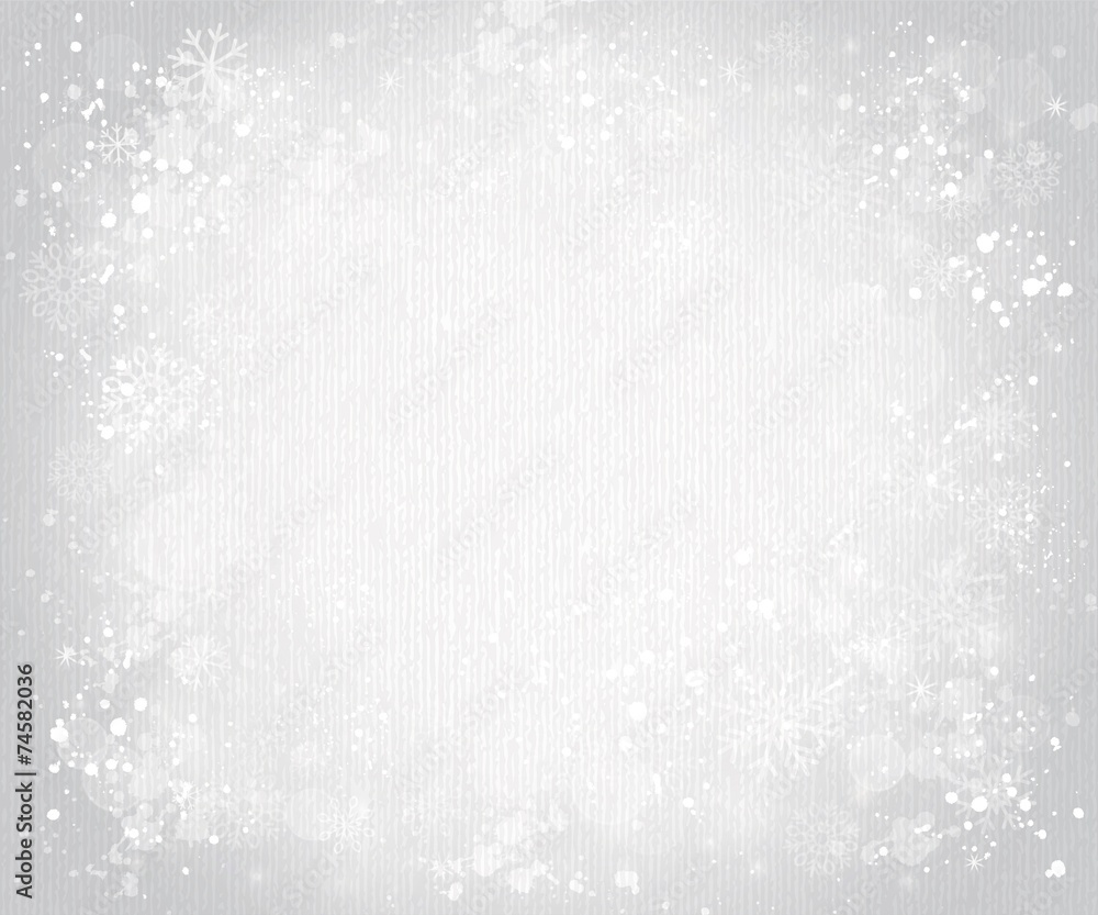 gray canvas background with snowflakes gray canvas background with snowflakes