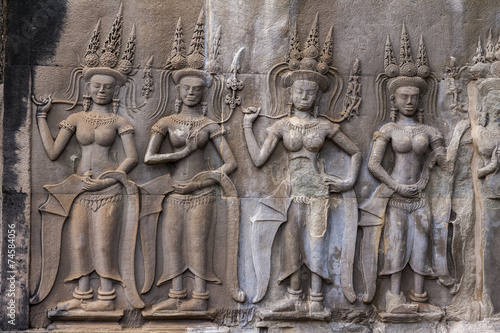 An Apsara in Angkor wat, Cambodia