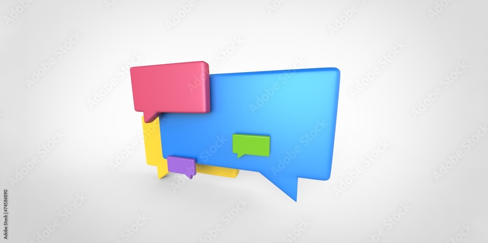 Multi coloured bubble speech conversation Multi coloured bubble speech conversation