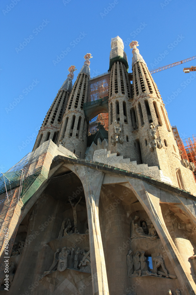 Fotografie sagrada familia, barcelona