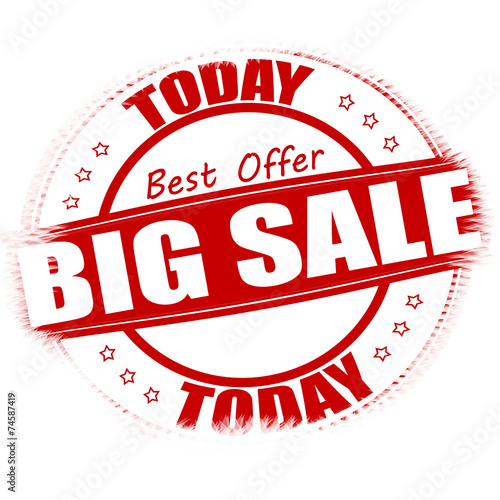 Big sale today