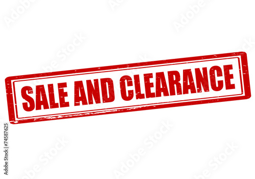 Sale and clearance