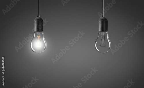 Lampe / Glühbirnen / Konzept photo