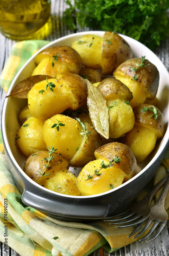 Fried potato ''Mushrooms Fried potato ''Mushrooms