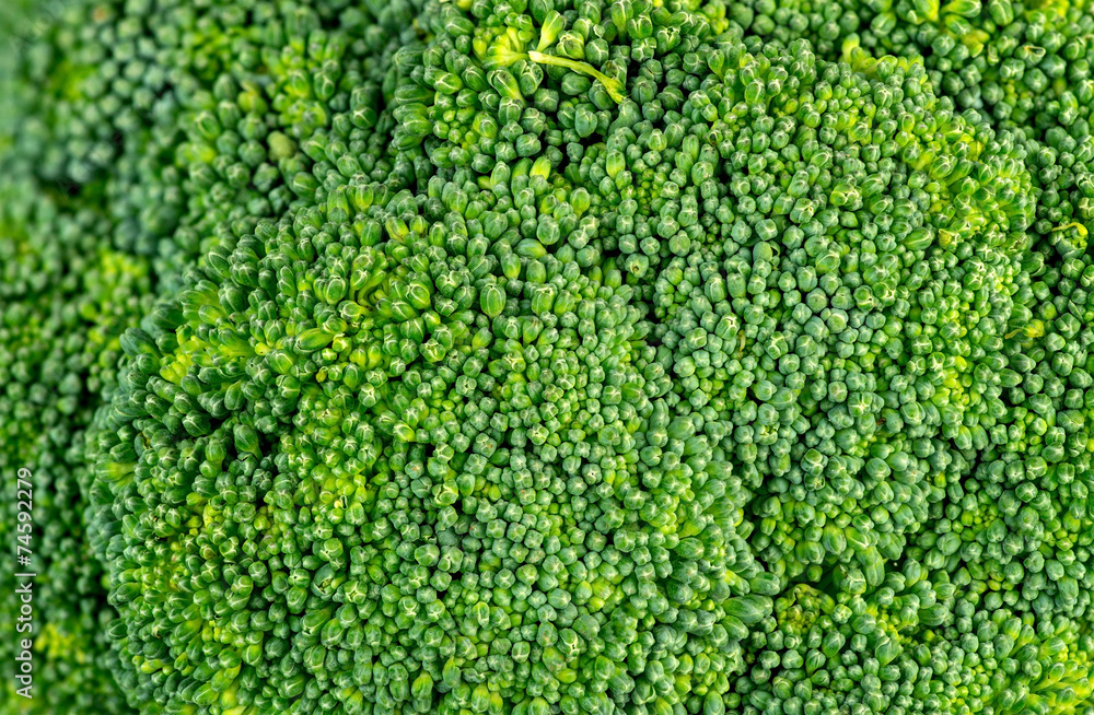 Green background texture of broccoli head Green background texture of broccoli head