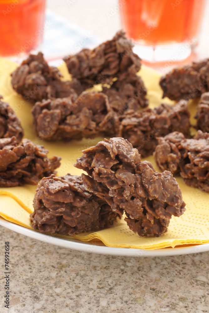 Chocolate Cornflake Cakes Chocolate Cornflake Cakes