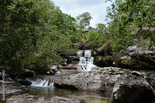 Canio Cristales mountain river. Colombia photo