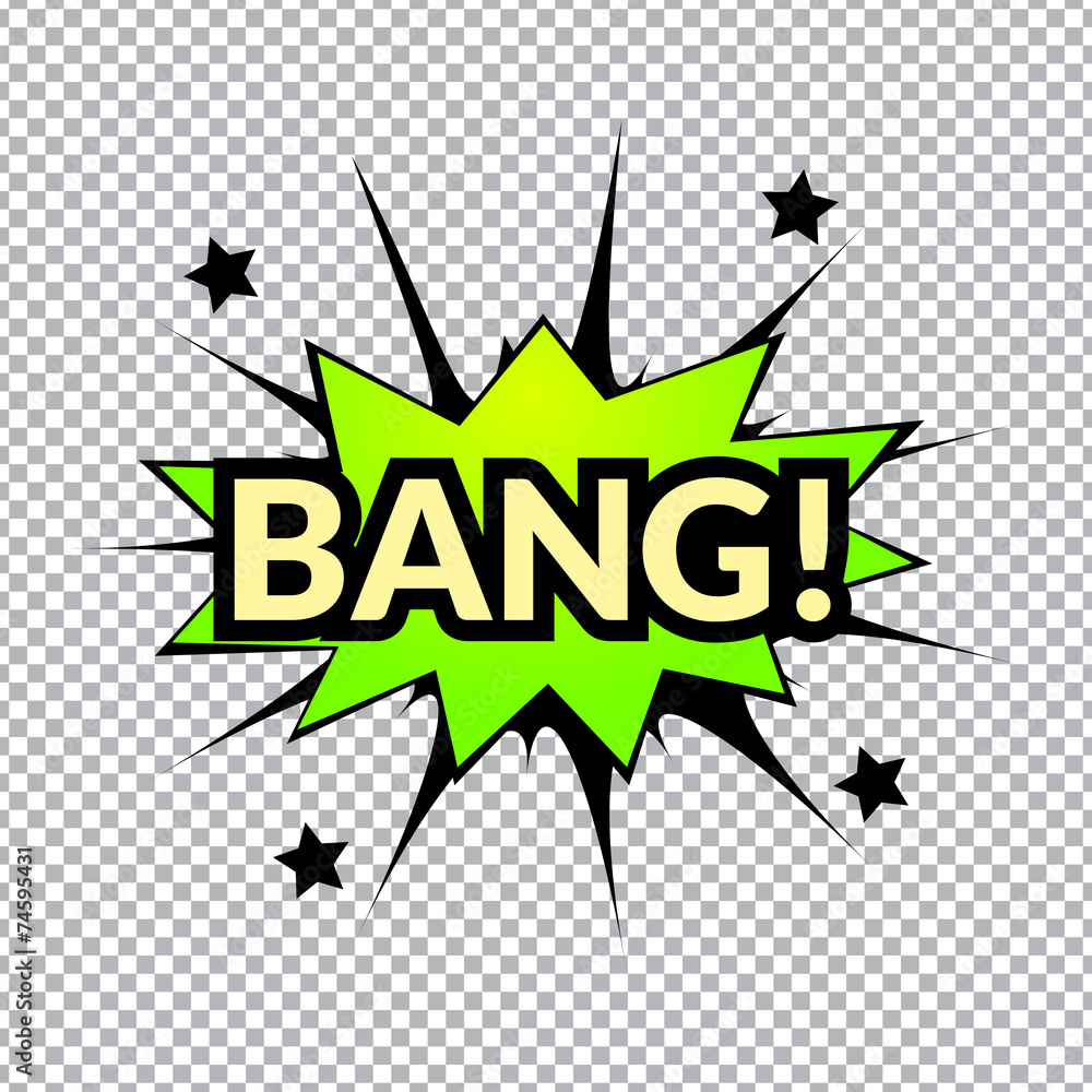 Fototapeta premium Comic bubbles vector isolated illustration