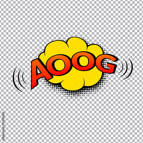 Comic bubbles vector isolated illustration